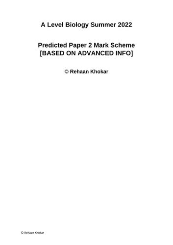 pdf, 1. . Biology predicted paper 2 2022